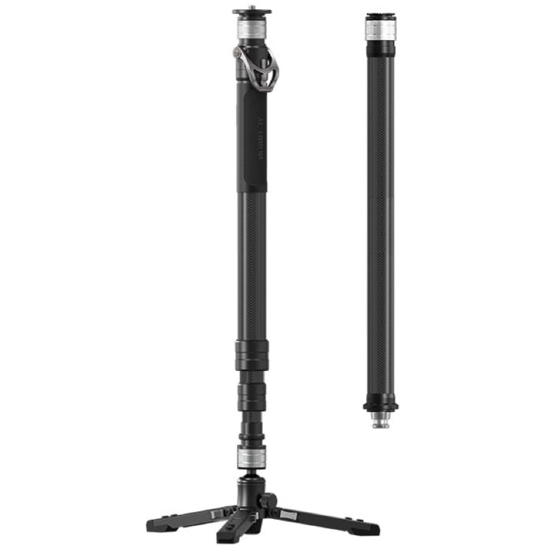 YC Onion Pineta Carbon Fiber Monopod + Carbon Fiber Extension Tube + Fluid Head - Carbon Fiber Monopod + Extension Tube