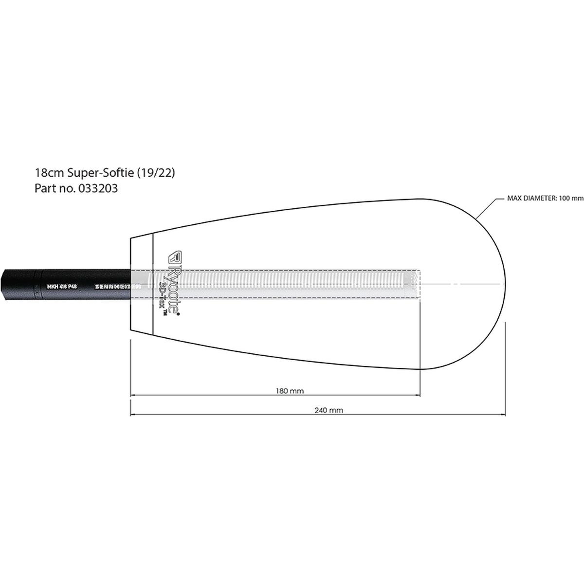 Rycote 18cm Super-Softie (19/22) - Image 3