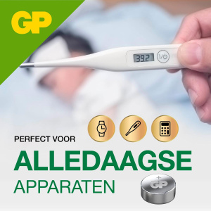 GP Alkaline Knoopcel A76 C1/C5 V13GA/L1154 X 1 Blister - Image 5