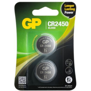 GP Lithium Knoopcel CR2450 Multi-Blister Van 2 Knopen - Image 3