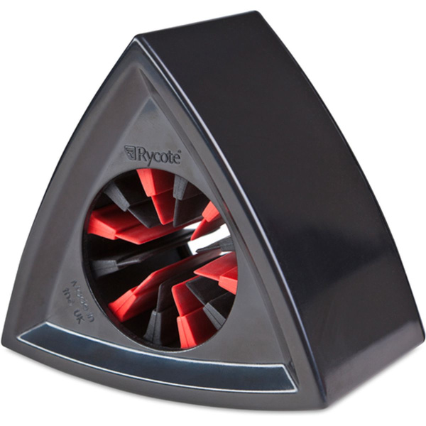 Rycote 20 X Single Triangular Black Mic Flag