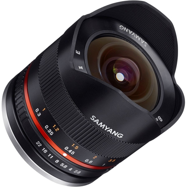 Samyang 8mm f/2.8 Fisheye II Canon M Black