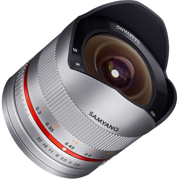 Samyang 8mm f/2.8 Fisheye II Canon M Silver