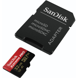 SanDisk MicroSDXC Extreme Pro 32GB V30 95MB/s + Adapt - Image 2