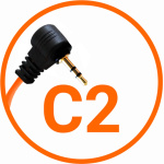 Miops Camera Verbindingskabel Canon C2 Orange