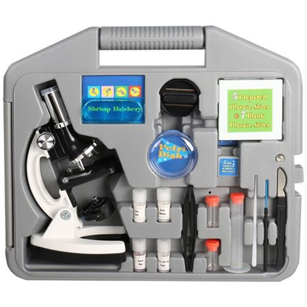 Byomic Junior Microscope Set 100 400 And 900X In Case
