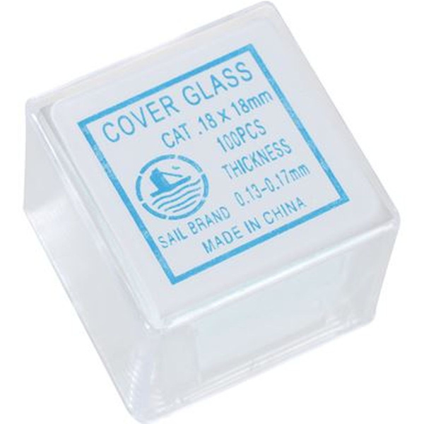 Byomic Dekglaasjes 18x18mm 100 Pieces