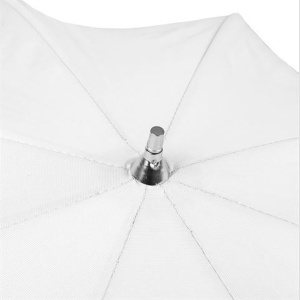 Falcon Eyes Flitsparaplu UR-32S Silver/White 80cm - Image 4