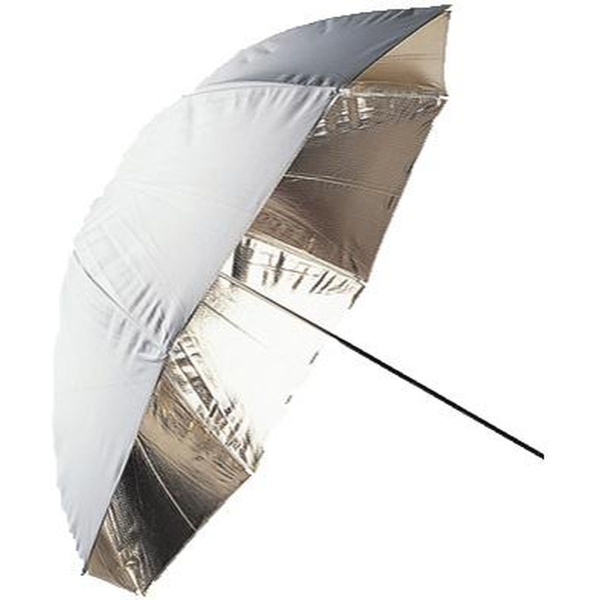 Falcon Eyes Flitsparaplu UR-32G Gold/White 80cm