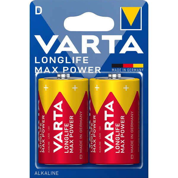 Varta MN-1300 Longlife Max Power D NO.4720 2PAK