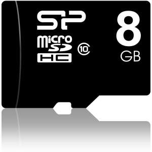 Silicon Power MicroSDHC Card Class 10 8GB w/ Adapter - Image 3