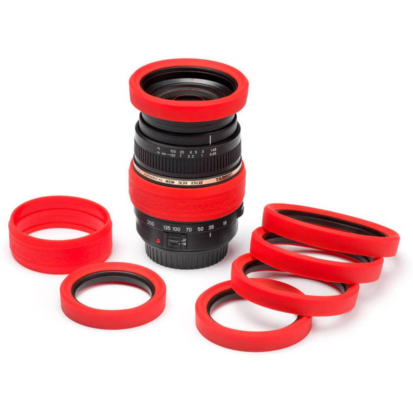 easyCover Lens Rim For 72mm Red