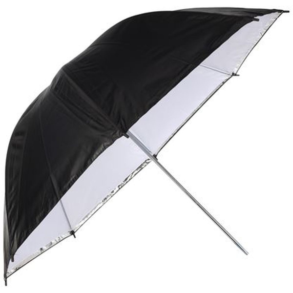 Linkstar Flitsparaplu PUK-84WB White/Black 100cm (O