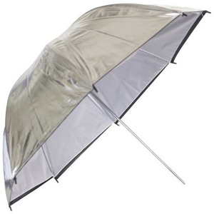 Linkstar Flitsparaplu PUK-84WB White/Black 100cm (O - Image 2