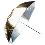 Linkstar Flitsparaplu PUK-84GS Silver/Gold 100cm