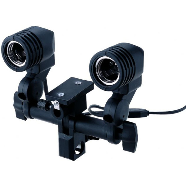 StudioKing Universal E27 Lamp Holder w/ 2 Fittingen DLE27D