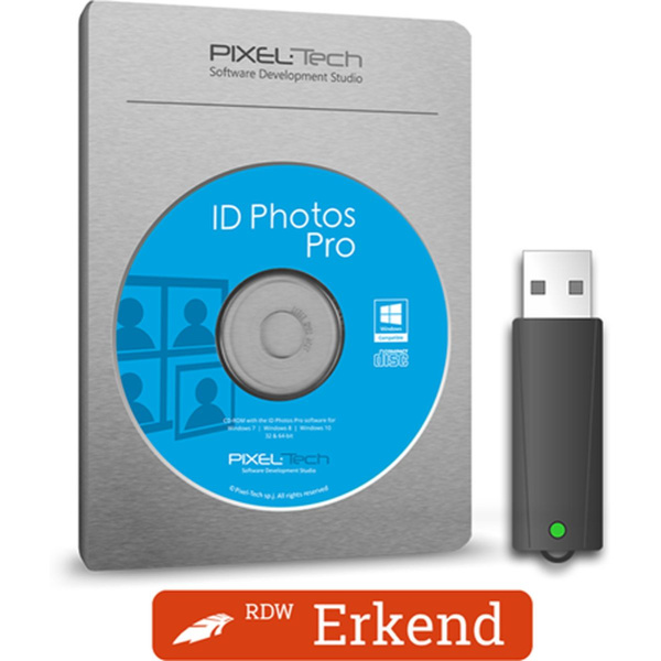 Pixel-Tech Idphotos Pro Pasfoto Software On Dongel