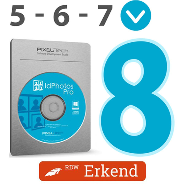 Pixel-Tech Idphotos Upgrade w/ 1 Jaar Licentie