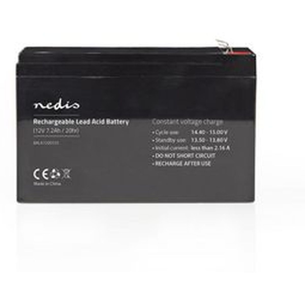 Nedis Oplaadbare Loodzuuraccu 12V 7200mAh 151 x 65 x 95mm