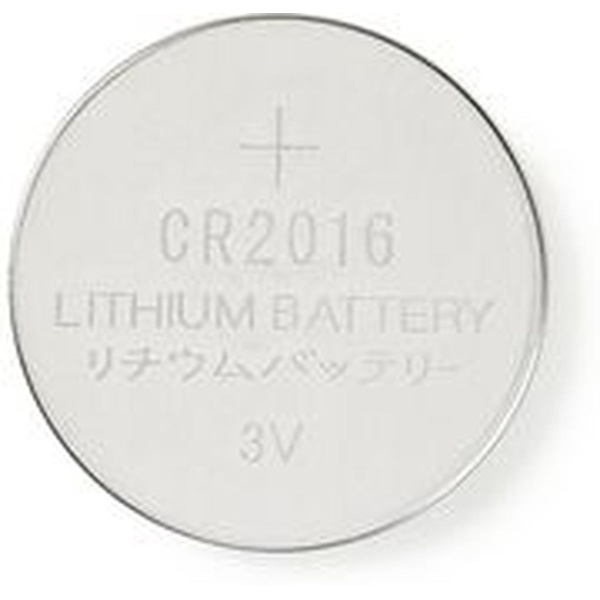 Nedis Lithium Knoopcel-Battery CR2016 3 V 5 Pieces Blister