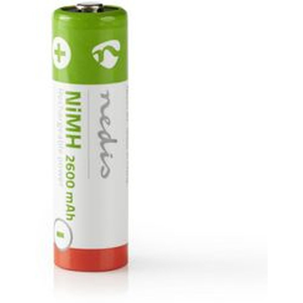 Nedis Rechargeable NiMH Battery AA 1.2 V 2600mAh 4pcs Blister
