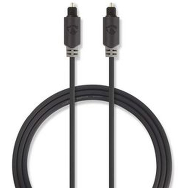 Nedis Optical Audio Cable TosLink M - TosLink M 1.0m GY