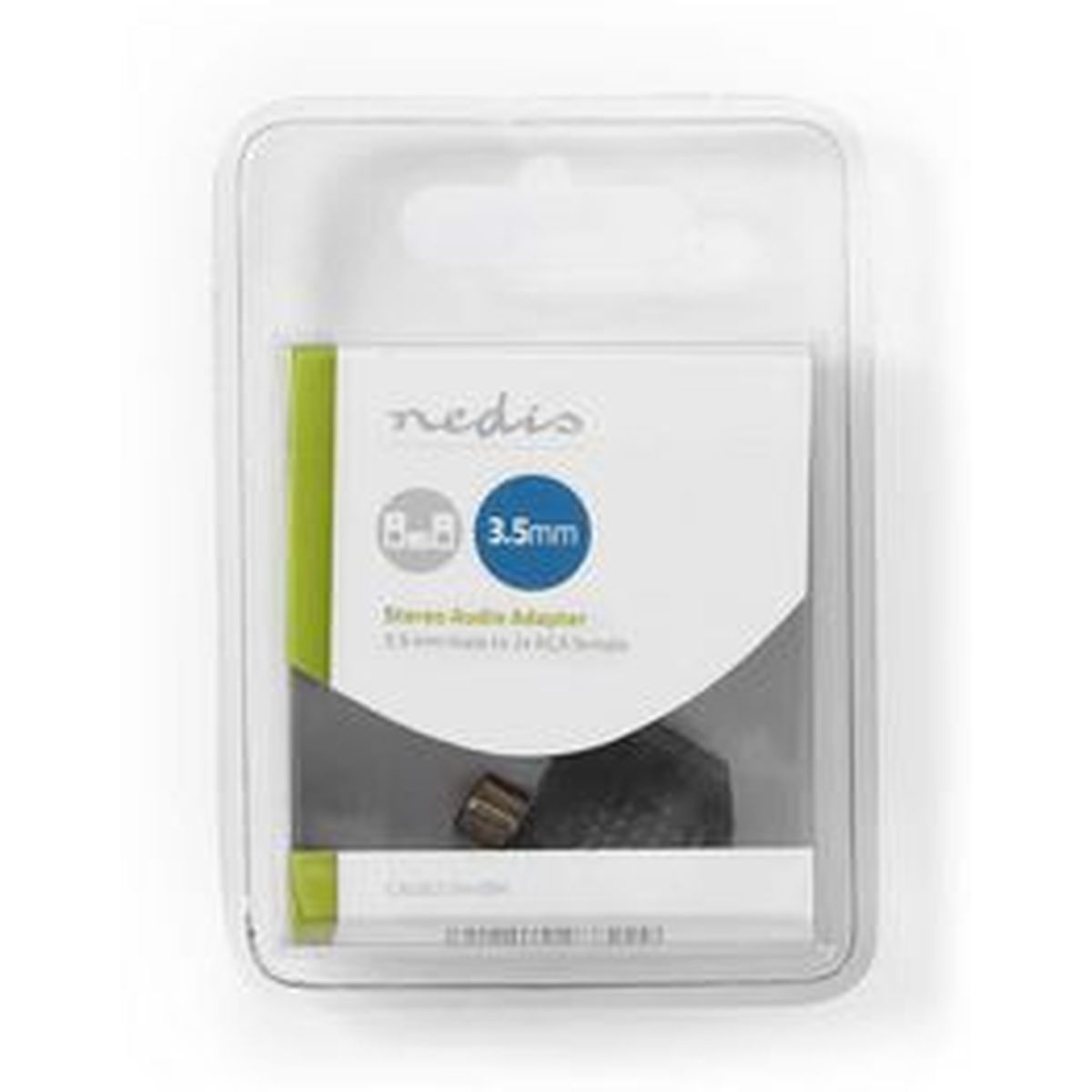 Nedis Stereo-Audio Adapter 3.5mm M-2X RCA F BK - Image 4