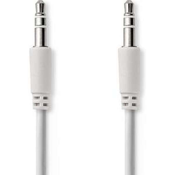 Nedis Stereo-Audio Cable Spiral 3.5mm M-3.5mm M 1.0m WH