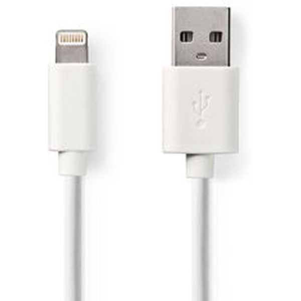 Nedis SYNC And Charge-Cable Apple Lightning-USB-A M 1.0m WH