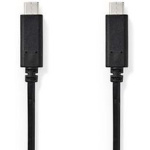 Nedis USB 3.1 Cable (GEN1) Type-C M-Type-C M 1.0m BK