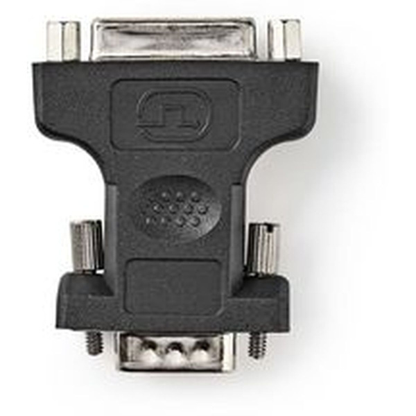 Nedis VGA-DVI-Adapter VGA M-DVI-I 24 + 5-PINS F BK