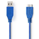 Nedis USB 3.0-CABLE A M-Micro-B M 5.0m BL