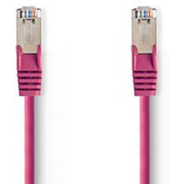 Nedis CAT5e SF/UTP-Network Cable RJ45M-RJ45M 20m Pink