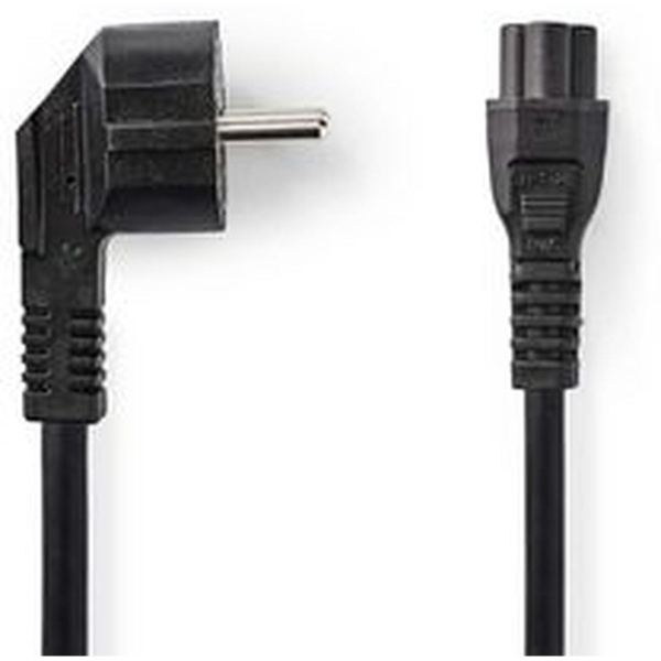 Nedis Power Cable Schuko M Angled-IEC-320-C5 2.0m BK