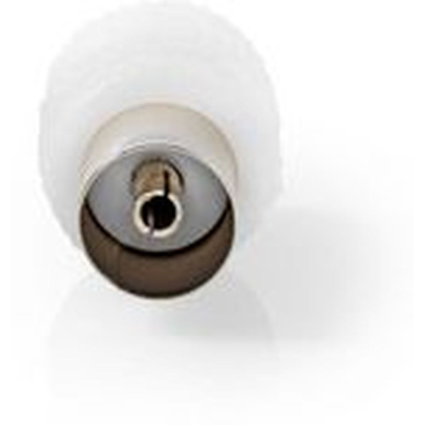 Nedis IEC (Coax)-Connector M + F-Recht 2 Pieces WH