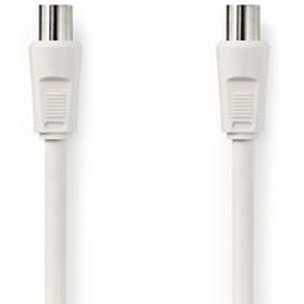Nedis Coaxial Cable 90dB IEC (Coax) M-IEC (Coax) F 20m WH