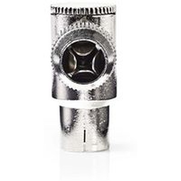 Nedis IEC (Coax)-Connector Haaks F-2 Pieces Metal
