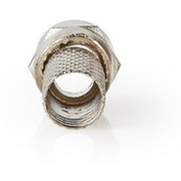 Nedis F Conn Male For 7.5mm Coaxial Cables 25pcs Metal