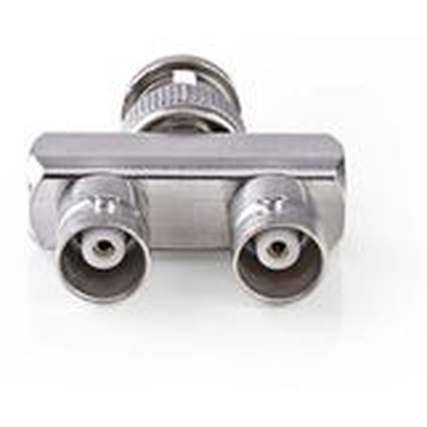 Nedis Adapter Antenne BNC M-2X BNC F 10 Pieces Metal