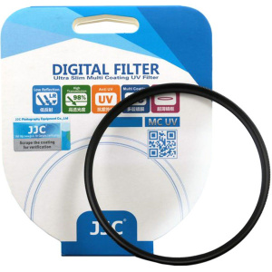 JJC Ultra-Slim MC UV Filter 58mm Black - Image 2