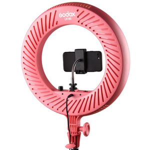 Godox LR160 LED Ring Light Pink - Image 2