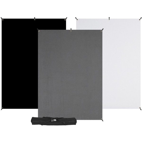 Westcott X-Drop 3-pack Backdrop Kit (5' X 7')