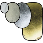 Avenger Silver/Gold 120cm Oval Reflec