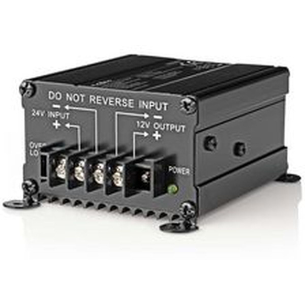 Nedis Stroomomvormer 24 V DC-12 V DC 10 A OUTP.