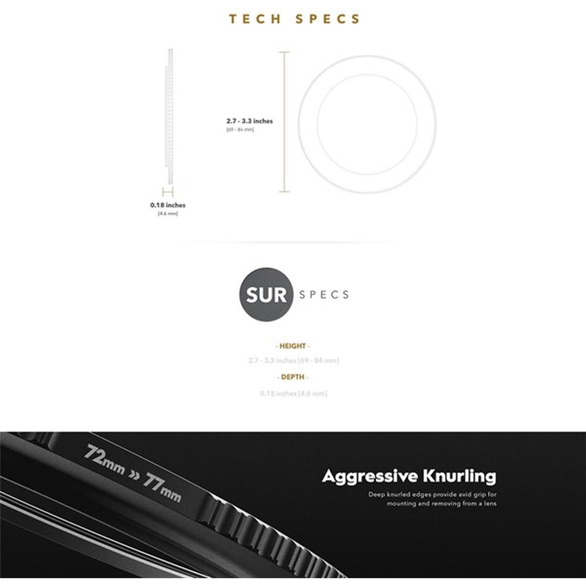 PolarPro Quartzline StepUp Ring 58-67 mm - Image 5