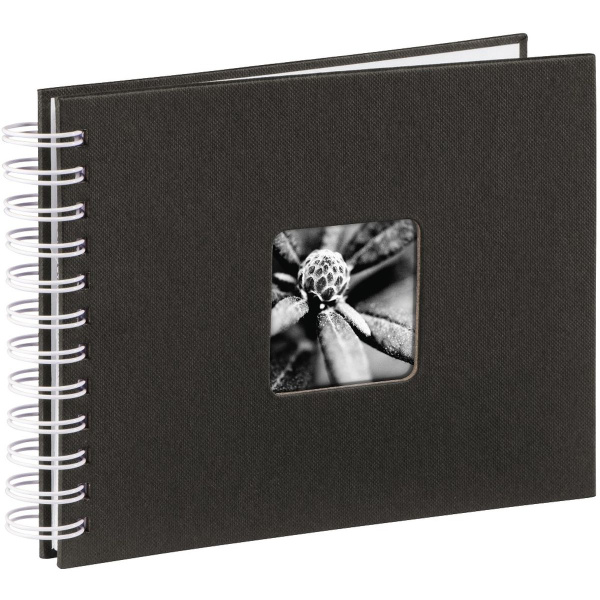 Hama Spiraalalbum Fine Art 24x17cm 50 White Pages Black