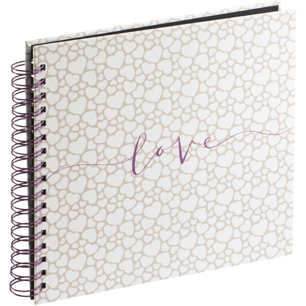 Hama Spiraalalbum Romance 28x24cm 40 White Pagina's