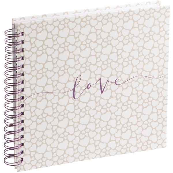 Hama Spiraalalbum Romance 28x24cm 40 White Pagina's