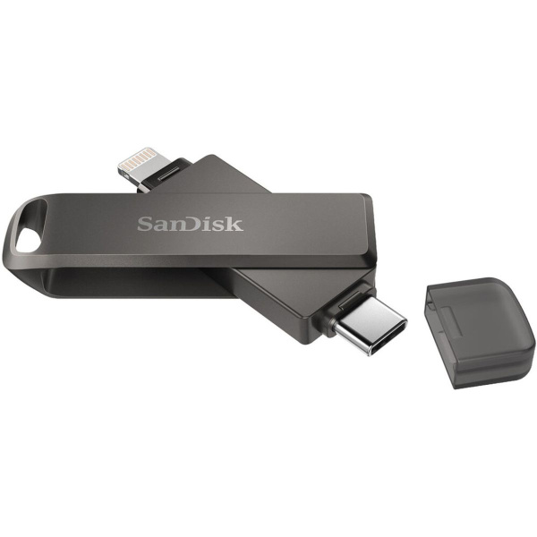 SanDisk iXpand Flash Drive Luxury 128GB - Type-C / Lightning