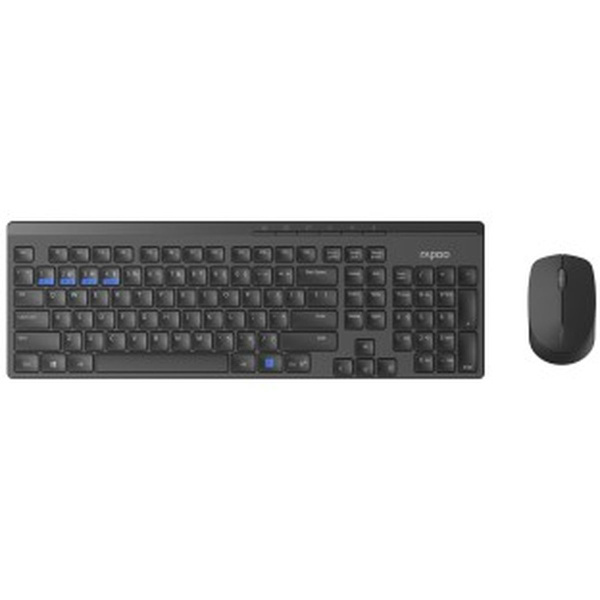 Rapoo Wireless Keyboard Combo Set 8100m Multi-Mode